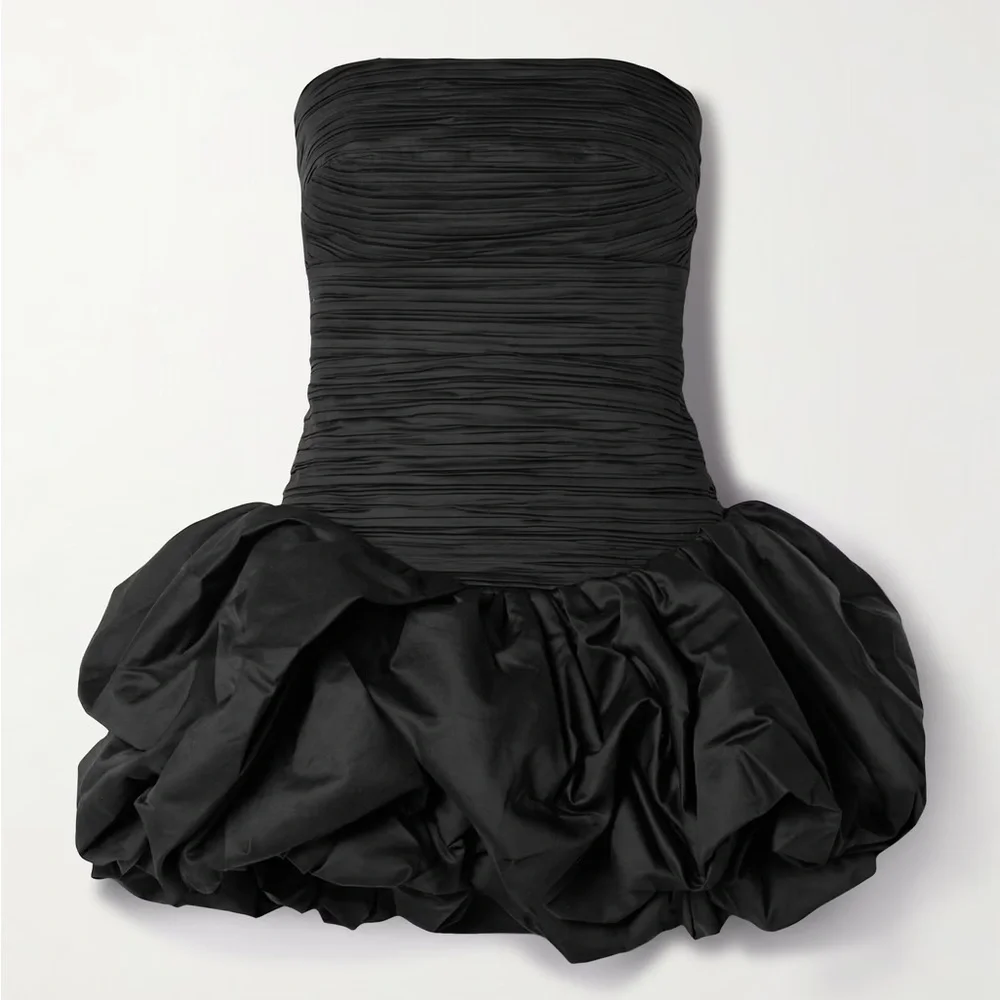 AJE Elegant Black Strapless Dress US size 10 - Picture 2 of 5